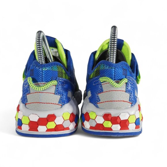 Skechers Mega Craft 2.0 Colorful Sneakers Youth 1 Blue Multicolor 402204L - Picture 5 of 11